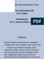 Reseksi Dan Anastomosis Usus