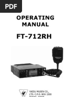 Yaesu FT-712RH Operating Manual