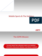 Mobile Sports & The Holidays