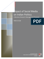 Impact of Social Media On Indian Politic PDF