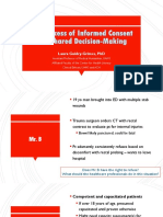 The Process of Informed Consent and SDM LGG