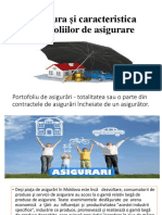 Structura Și Caracteristica Portofoliilor de Asigurare