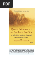 Saul e a Pitonisa de en Dor Compreendendo 1Samuel 282