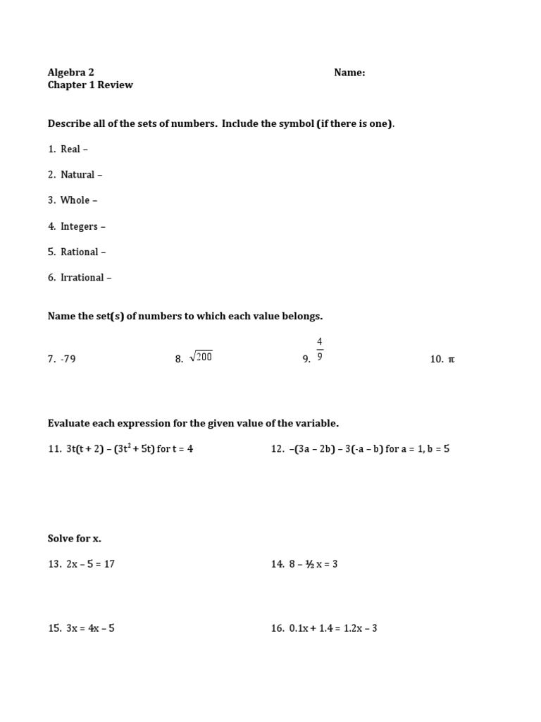 A2 1 Review | PDF