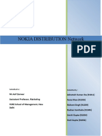 Nokia Distribution Network: Submitted By: Submitted To