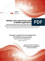 Uipicker: User-Input Privacy Identification in Mobile Applications