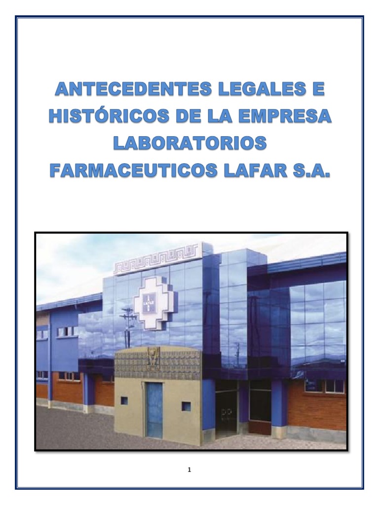 Historia y Estrategia de Laboratorios Lafar | PDF | Oligopolio | Precios