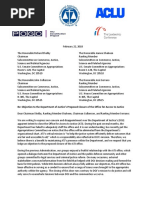 Letter Opposing Closure of the Office for Access to Justice