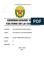 Cultura de La Calidad