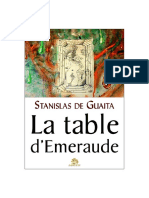De Guaïta Stanislas - La Table d'Émeraude Ou La Lumière Astrale