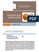  Proyectos de Ingenieria de Minas