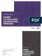 Informe Bienal Sobre Realidad Universitaria