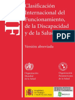 CIF - Clasificación Internacional Del Funcionamiento de La Discapacidad