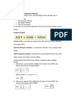 Analysis of Variance Fix