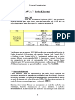 Rede Ethernet: Funcionamento e Camadas