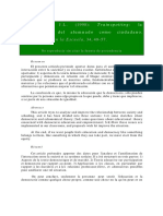 Aróstegui. La Deseducación Del Alumnado