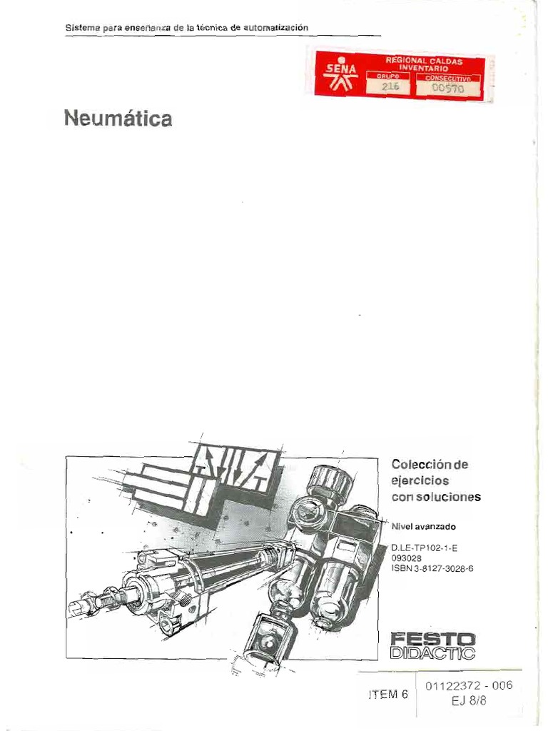 Colección De Ejercicios Con Soluciones Neumática Pdf Pdf