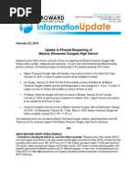  Update on Phased Reopening of Marjory Stoneman Douglas High School
