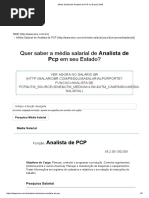 Média Salarial de Analista de PCP No Brasil _ SINE