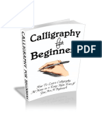 30 May Ebook The Ultimate Roadmap - Calligraphy For Beginners - How To Learn Calligraphy in 5 Easy Steps PDF