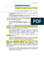 Oraciones subordinadas adjetivas: características y funciones