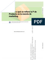 Producto en El Marketing - Conoce A Qué Se Refiere Esta P de La Mezcla