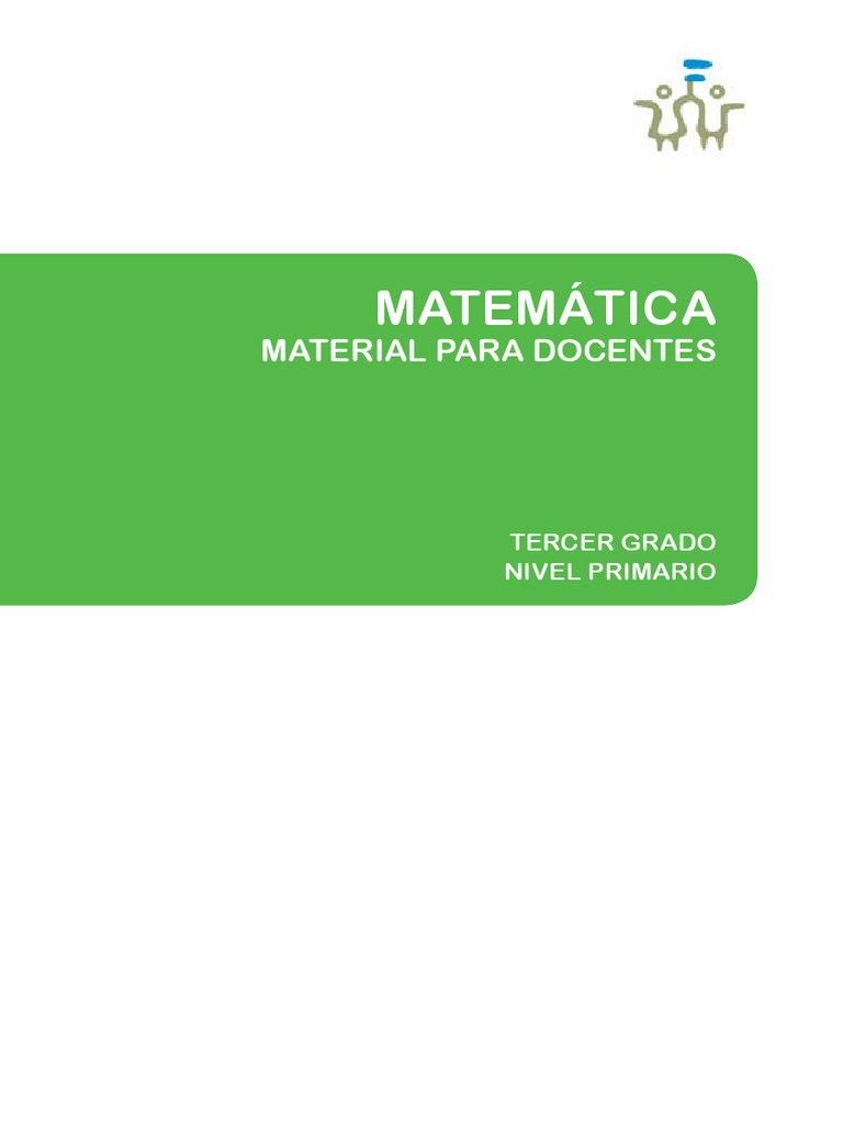 Matematica 3 Grado | PDF | Enseñanza de matemática | Maestros