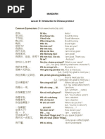 Mandarin Lesson 3 - Common Expressions