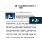 Qué Pasó El 11 de Septiembre de 2001