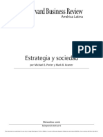 Porter. M, Kramer M. (2006) Estrategia y Sociedad