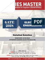 GATE 2018 Electrical Engineering 10-02-2018 Afternoon Session Detailed Solution