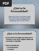 Qué Es La Personalidad