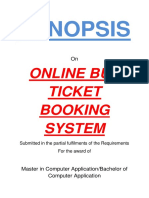 120-Online Bus Ticket Booking - Synopsis