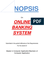 129-Online Banking System -Synopsis