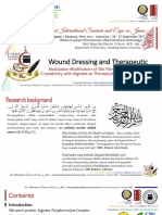 Wound Dressing and Therapeutic Modulation-Modification of Silk Fibroin Polymorphic and Crystallinity with Alginate as Therapeutic Protein Delivery Model