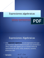 Expresiones Algebraicas 18-02-18