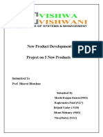 New Product Development Cover pAGE