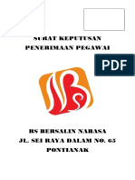 Sk Penerimaan Pegawai