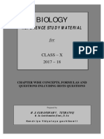 Biology Class X For 2017 18