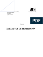 Proyecto de Estatutos Feutfsm 1999