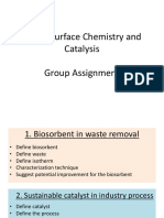 EP318 Surface Chemistry and Catalysis Group Assignment