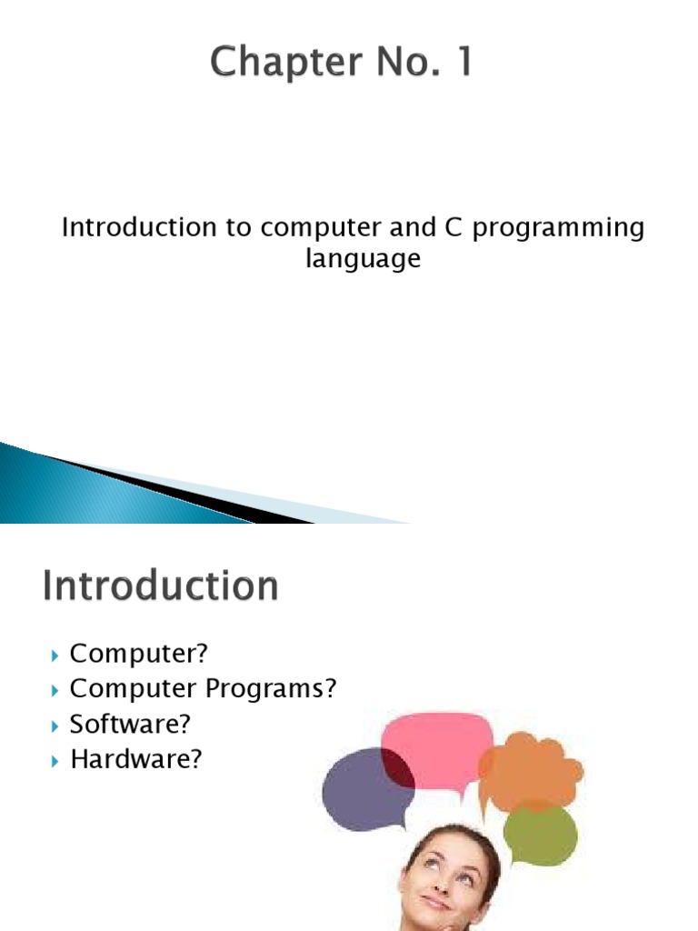 Introduction To Computer and C Programming Language PDF Integer