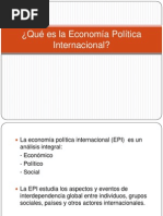 1. Economía Política Internacional