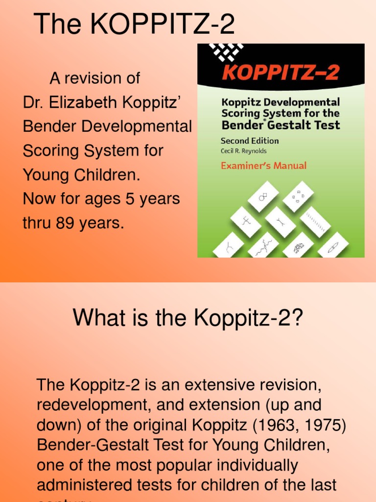 Koppitz 2 | PDF | Tests | Psychology