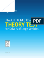 The Official DSA Theory Test For Drivers of Large Vehicles Opt