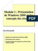 Module 1: Présentation de Windows 2000 Et Des Concepts Des Réseaux