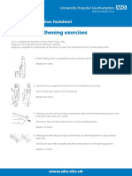 Ankle Strengthening Exercises Patient Information