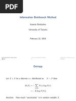 Information Bottleneck Method