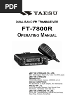 Download Yaesu FT-7800R Operation Manual by Yayok S Anggoro SN37219895 doc pdf