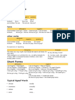 Present Simple: Typical Signal Words